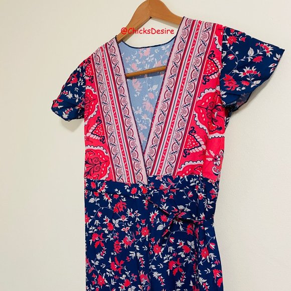 2021 Hot Pick - Gypsy V-neck Maxi Printed Dress - Picture 9 of 14